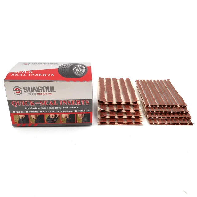6*100mm Quick Insert Soft Tyre Radial Vulcanized Puncture Hot Tire Seal String products of vulcanized tires