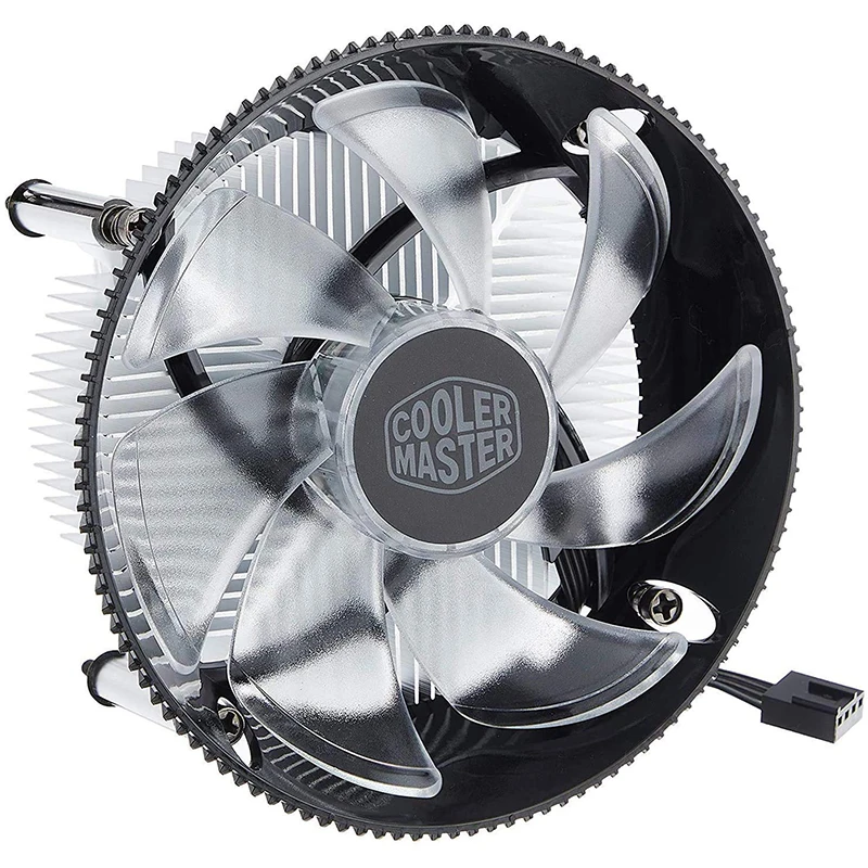 Hot Sell Processor 3Pin Transparent Blade Aluminium Heatsink Profile Blower Cpu Heatsink Cooler
