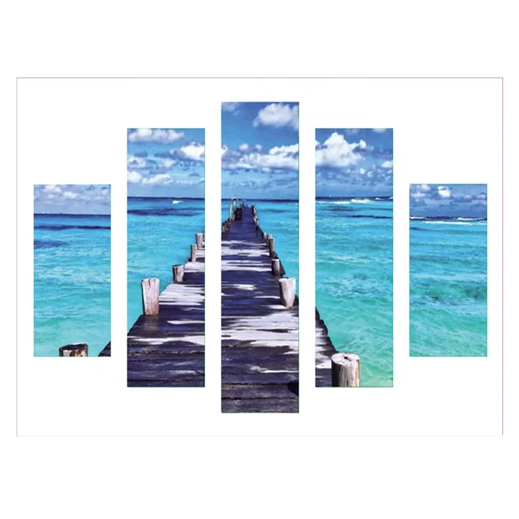 
Canvas wall art marine painting picture blue sky artwork hawaii beach nature landscape living room painting living room painting 