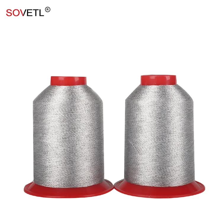 Carbon fiber twisted sewing 100D/3 Carbon Fiber Anti-static Thread Conductive Yarn