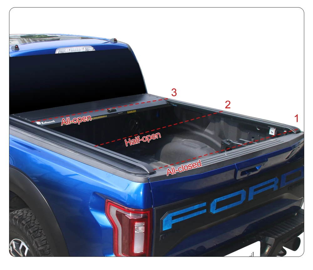 Pick Up Parts Mitsubishi L200 Accessories Fold Tonneau Cover truck body cover Hard Tri-Fold Cover for Mitsubishi L200 Triton