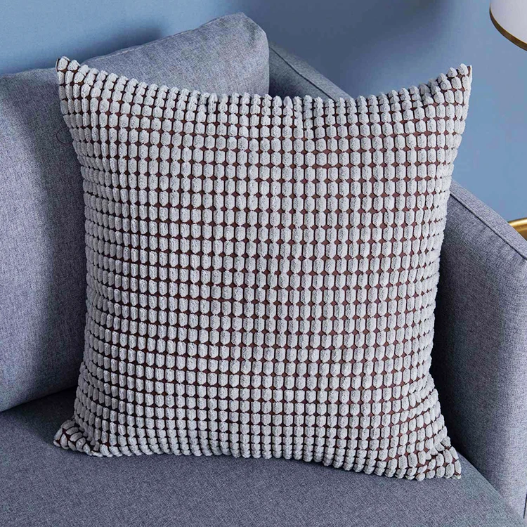 Интенсивная плюшевая подушка с зернистой поверхностью для наклона наволочки