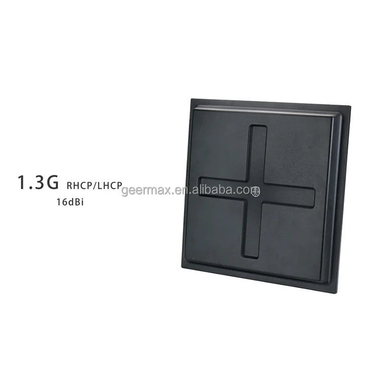 Drone Components for RushFPV 1.3GHz Directional Plate Antenna 16 dBi 91.0 deg LHCP/ RHCP Polarization SMA Connectors UAV Parts