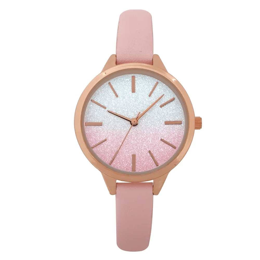 Minimalist Design Women Quartz watch Leather Strap ladies watches