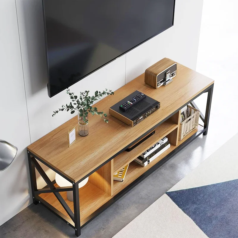 TV Stand for 65 inch TV Console Table with Storage Shelves Cabinet for Living Room, Industrial Modern Style TV Cabinet