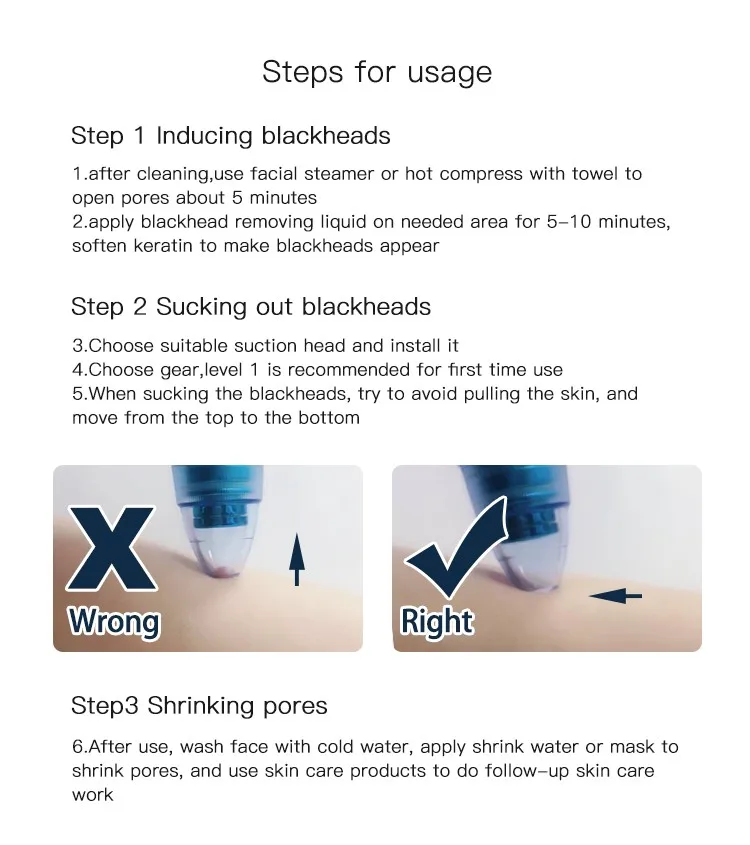 Лучшее вакуумное устройство для лечения угревой сыпи нанесение на нос с USB-разъемом небольшой колпачок омоложения кожи