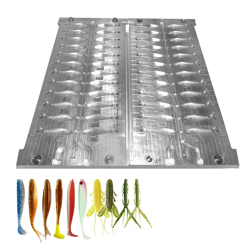 Форма для рыболовной приманки мягкие силиконовые формы в виде червя