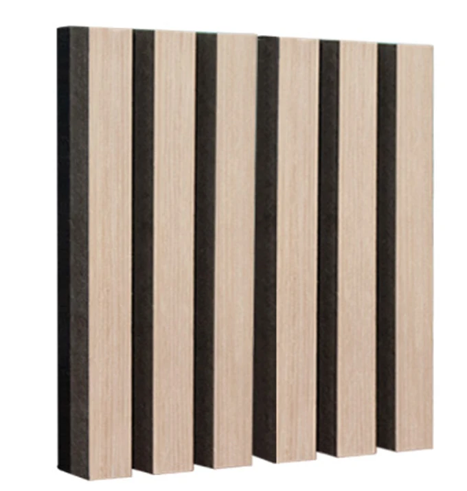 Manufacturer Custom Akupanel sound proof Isolation Wooden Sound-absorbing Slats Acoustic Salt Panel