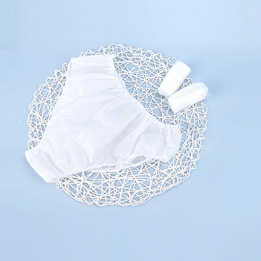 Wholesale Women Disposable Underwear Soft One Time Use PP Non woven Ladies Disposable Panties