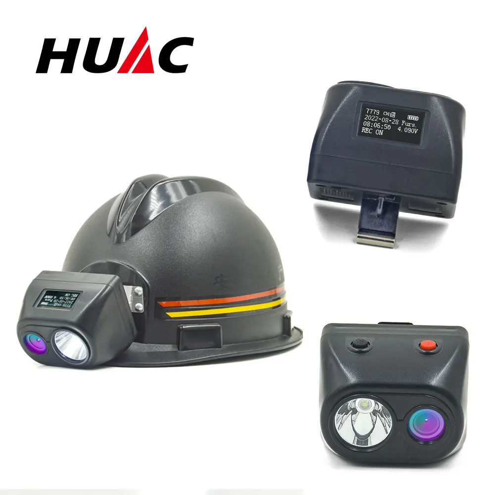 LED Miners Cordless Safety Emergency Rechargeable Headlamp With Camera Display Led