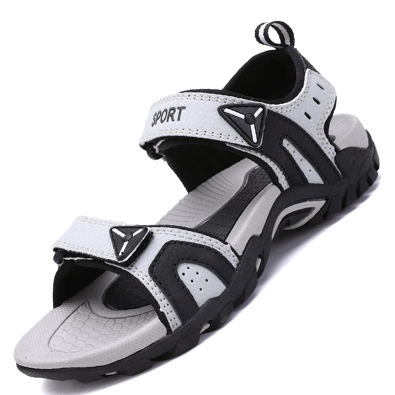 
2020 New Design Sandals Mens Sandalias Hombre Slipper leather Kito Sandals Open Shoes For Men 