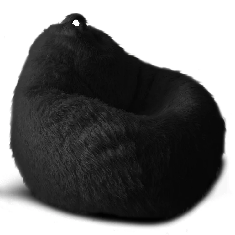 Faux Fur Beanbag Pouf Bean bag Sofa Chair