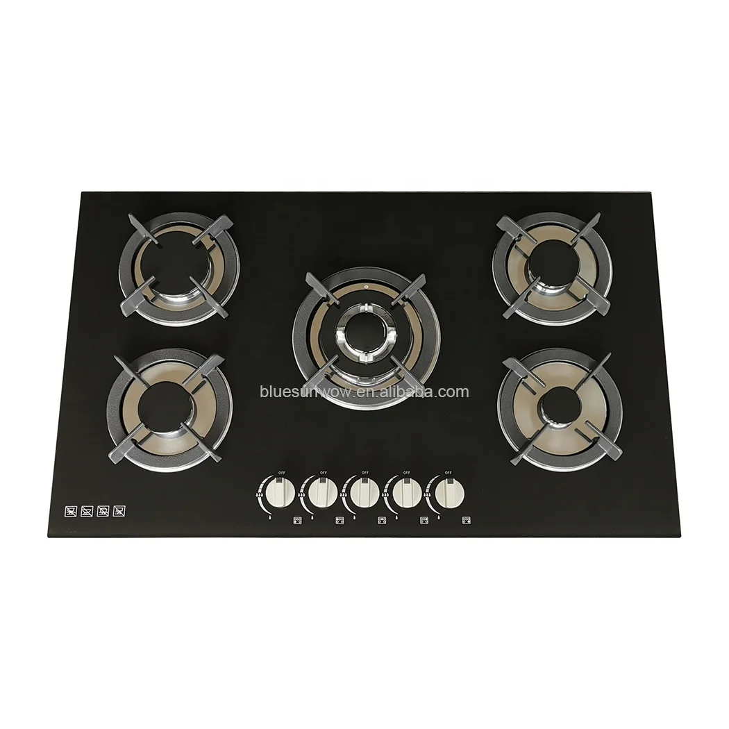 Fashion Attractive Design Reasonable Price 4 Burners Gas Stove Cooking Gas Cooktop Tempered Glass Gas Hob