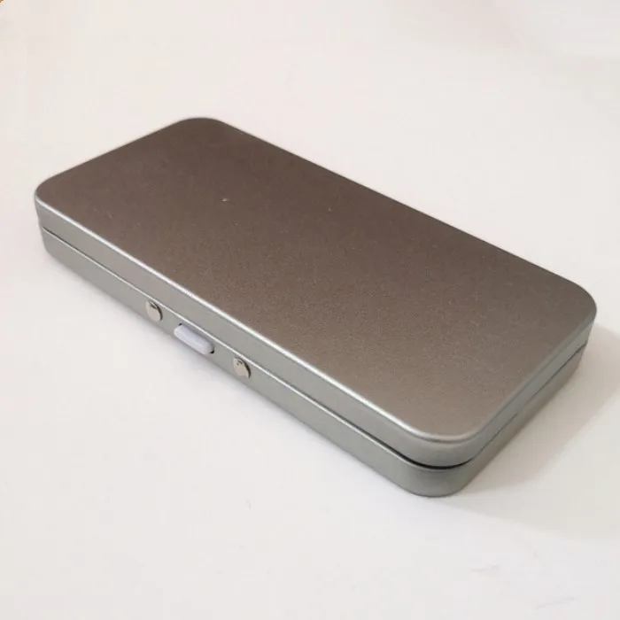 tin boxes custom hot sale wholesale pencil case empty rectangular hinge tin box