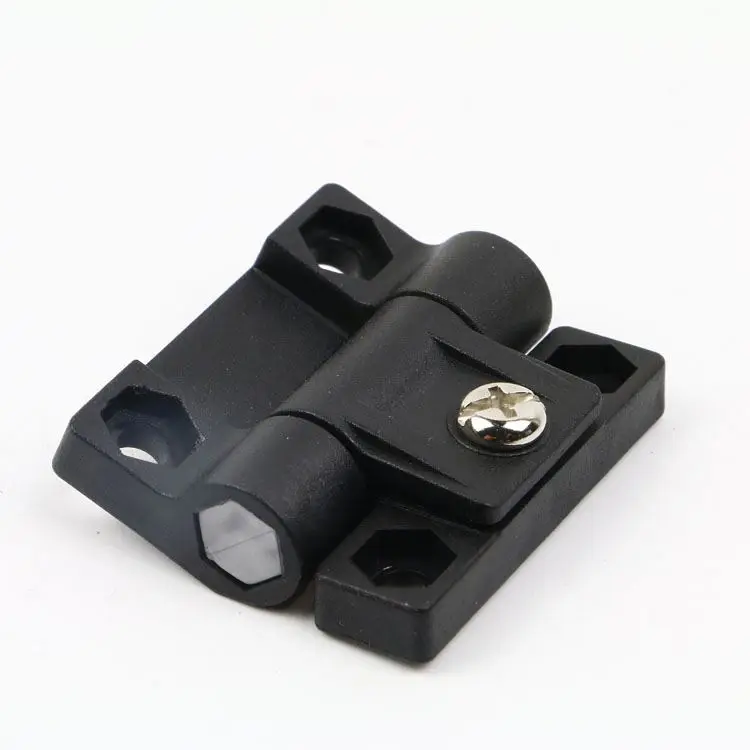 link- Plastic Polyamide Screw Mount Adjustable Torque Friction Hinge Cabinet Door Hinge Furniture Nylon Hinge