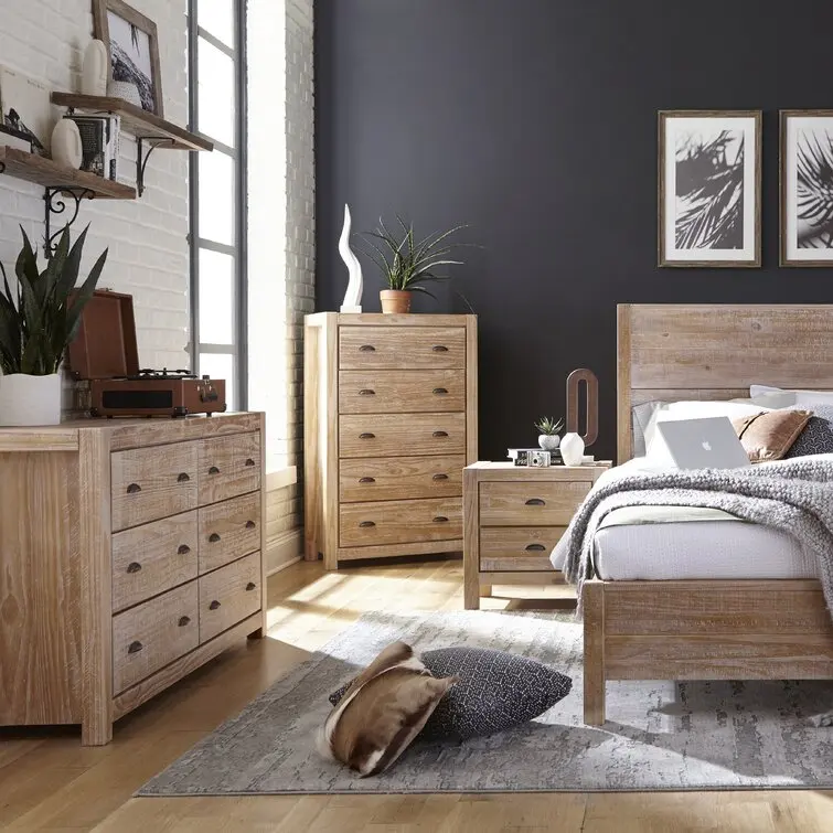 New Arrival Full Suite Products Modern Home Bedroom Wood Wardrobe Furniture Sets