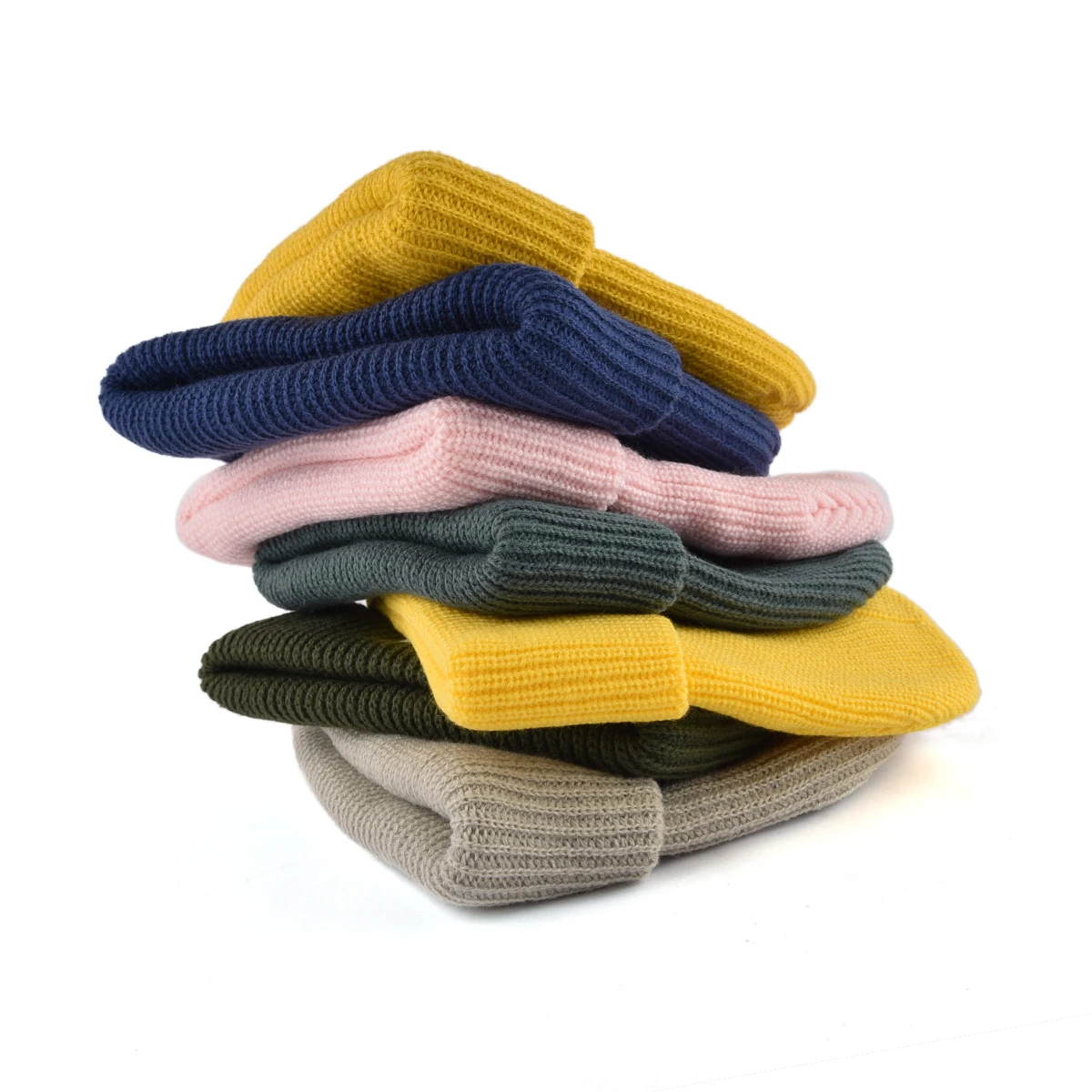 Low Price Plain Embroidery Custom Logo Women Mens Custom Winter Knitted Beanie Hat