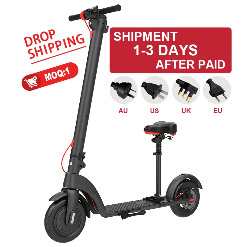 China Hot Sale E-Scooter 8.5 inch Vaccum Tire Foldable Scooter with Removable Battery / Max Range up to 45km with Custom Logo