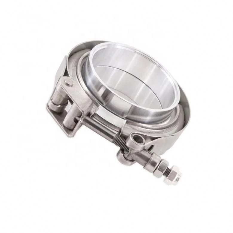 High quality 304 hose clamp stainless steel v band exhaust clamp