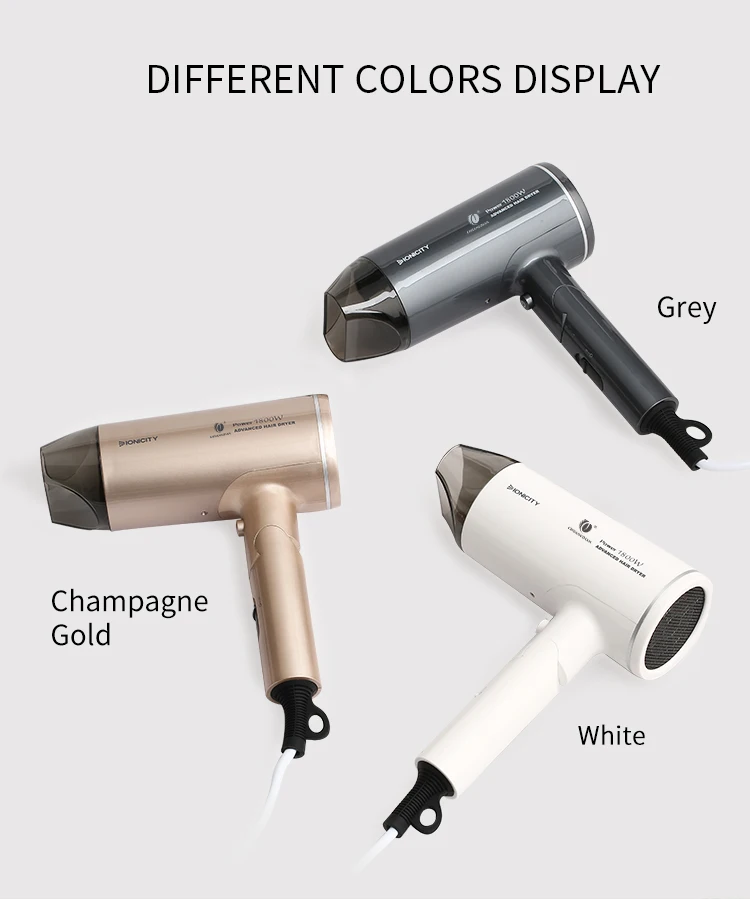 Фен Chuangdian с отрицательными ионами для отеля, настенный фен для волос