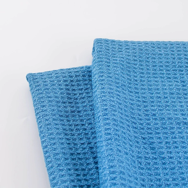 80 Polyester 20 Polyamide Microfiber Fabric For Gym And Yoga In Roll Microfiber Waffle For Cleaning