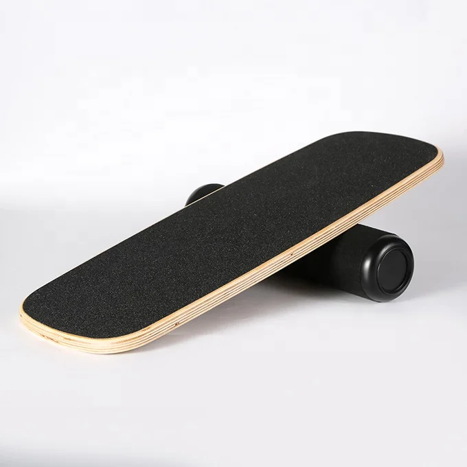 Wooden Balance Board Trainer Exercise The whole Body With Wooden Roller