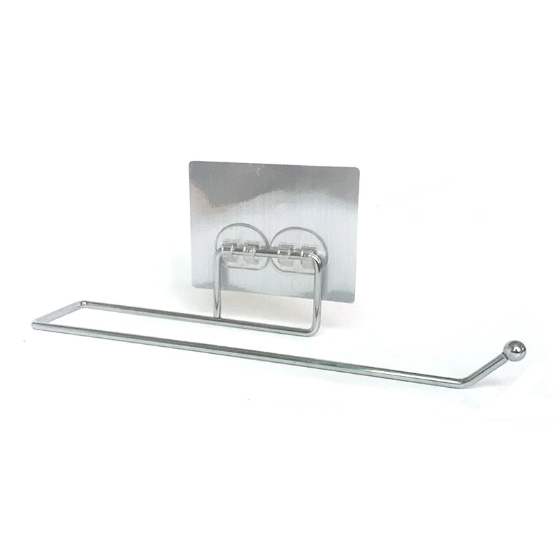 Кухонное настенное металлическое Крепление для ванной комнаты, зажим-рулон из смолы, держатель для полотенец, туалетной бумаги, полотенец с полкой, Кухонное настенное крепление