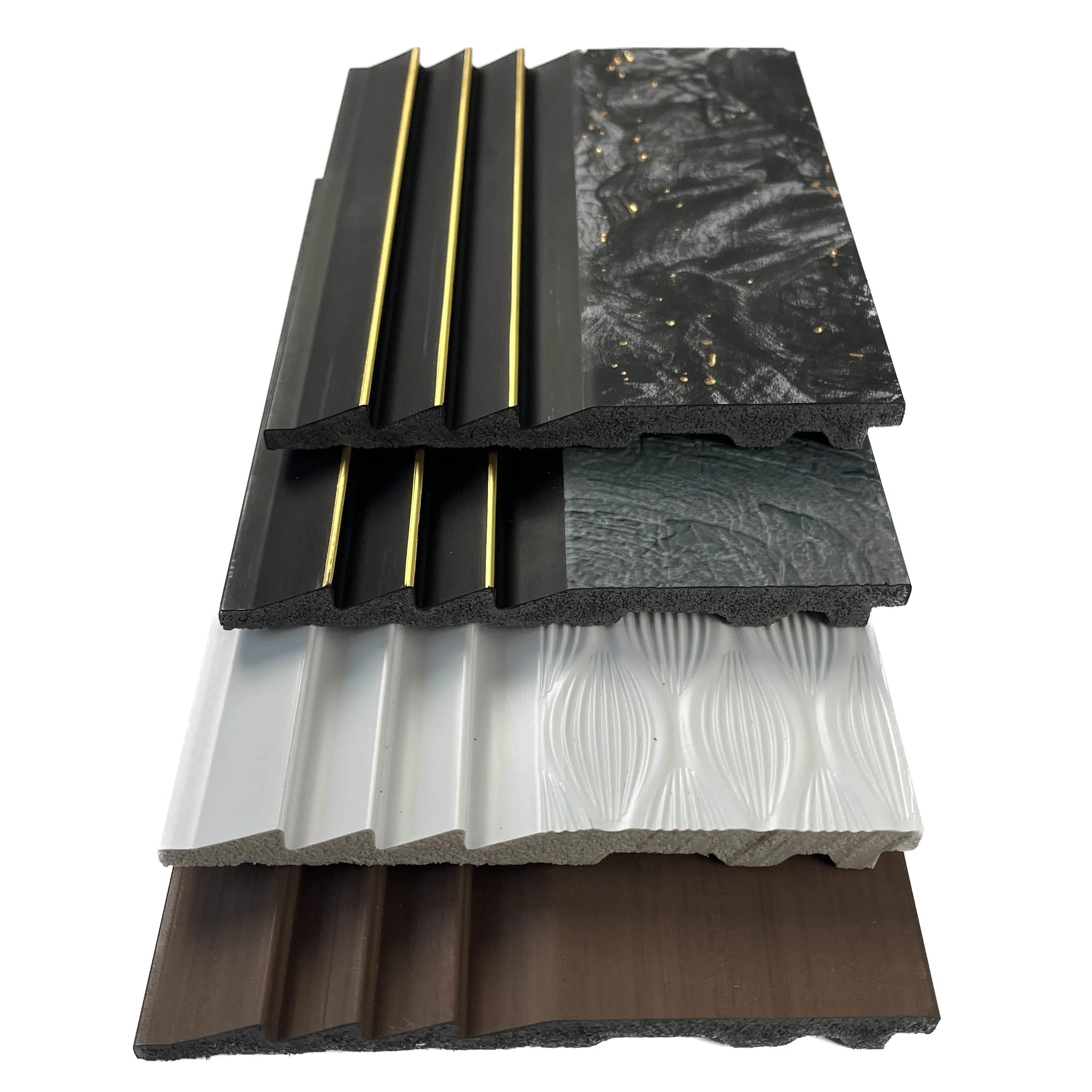 Multi-design Door Grill Design Exterior Decorative Hanging Plates 3d Panel/ps Outdoor/pvc Wall Ps Fluted Louver Charcoal Panels