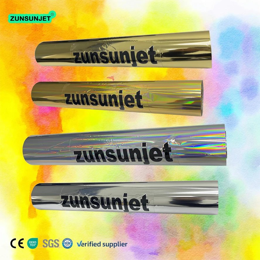 ZUNSUNJET УФ-фольга Золотая и серебряная фольга лазерная бумага для ультрафиолетового планшетного принтера