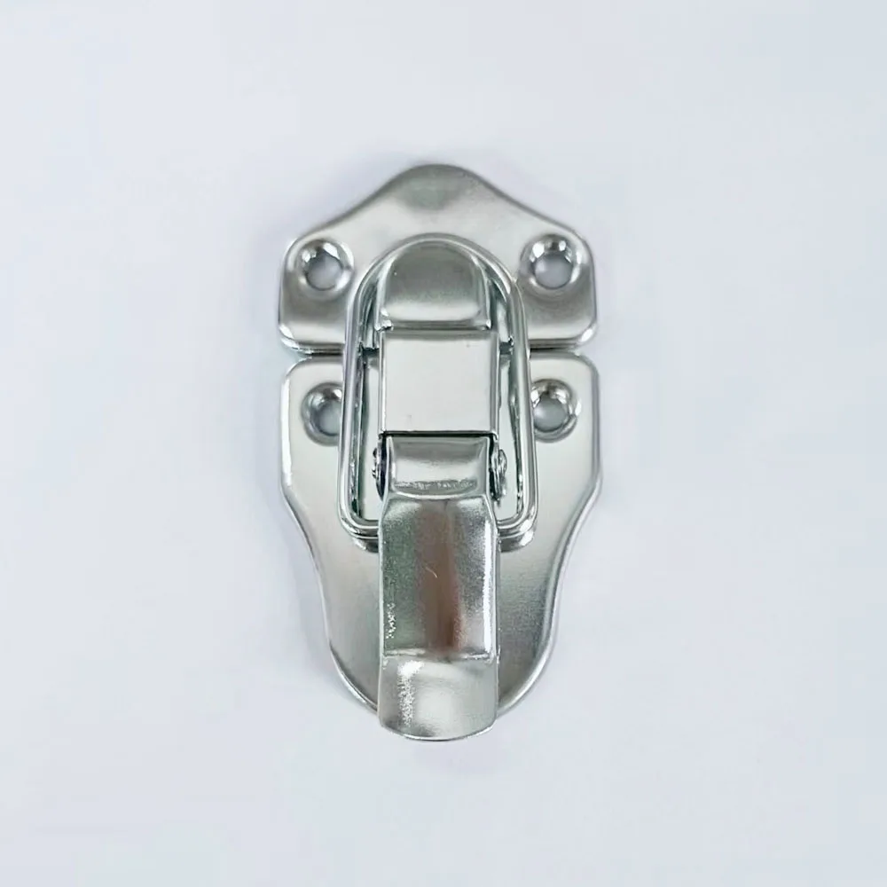 Silver Case Latch, Non-locking Box Chest Draw Clasp, Metal Draw Latch