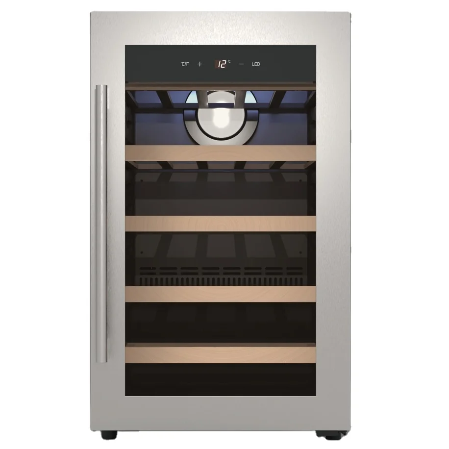 Stainless Steel Wine Fridge Freestanding Cave A Vin Electric Cooler  Cellar