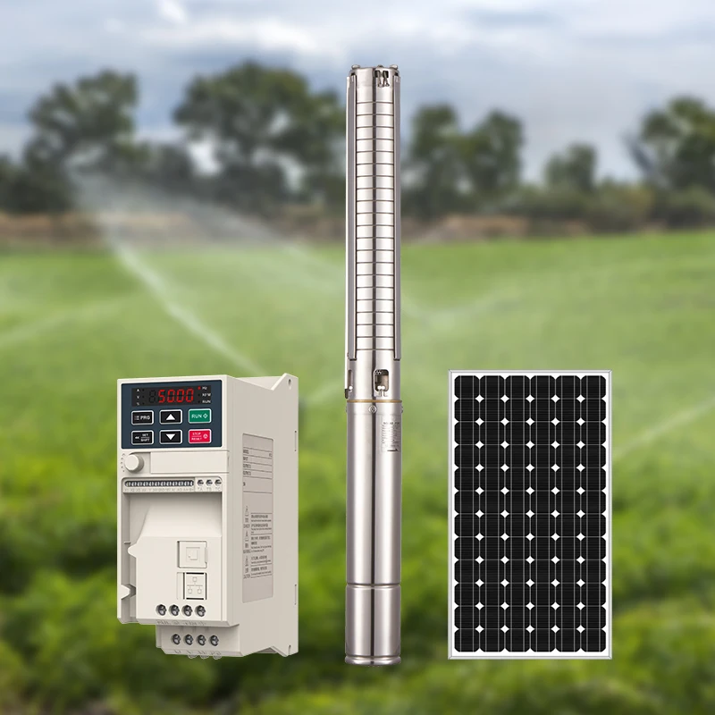 solar and electric borehole pumps solar ac pump system