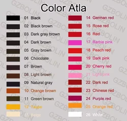 BL Nature Gold Bottle Permanent Makeup Tattoo Pigment Kit For Eyebrow