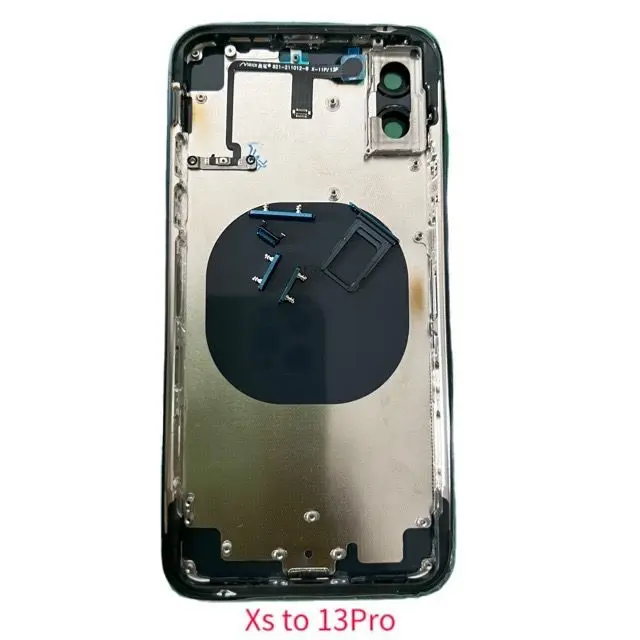 Diy Backshell For iPhone Xs up to 13 Pro Housing,for iPhone Xs like 13pro Housing With Logo With Gift