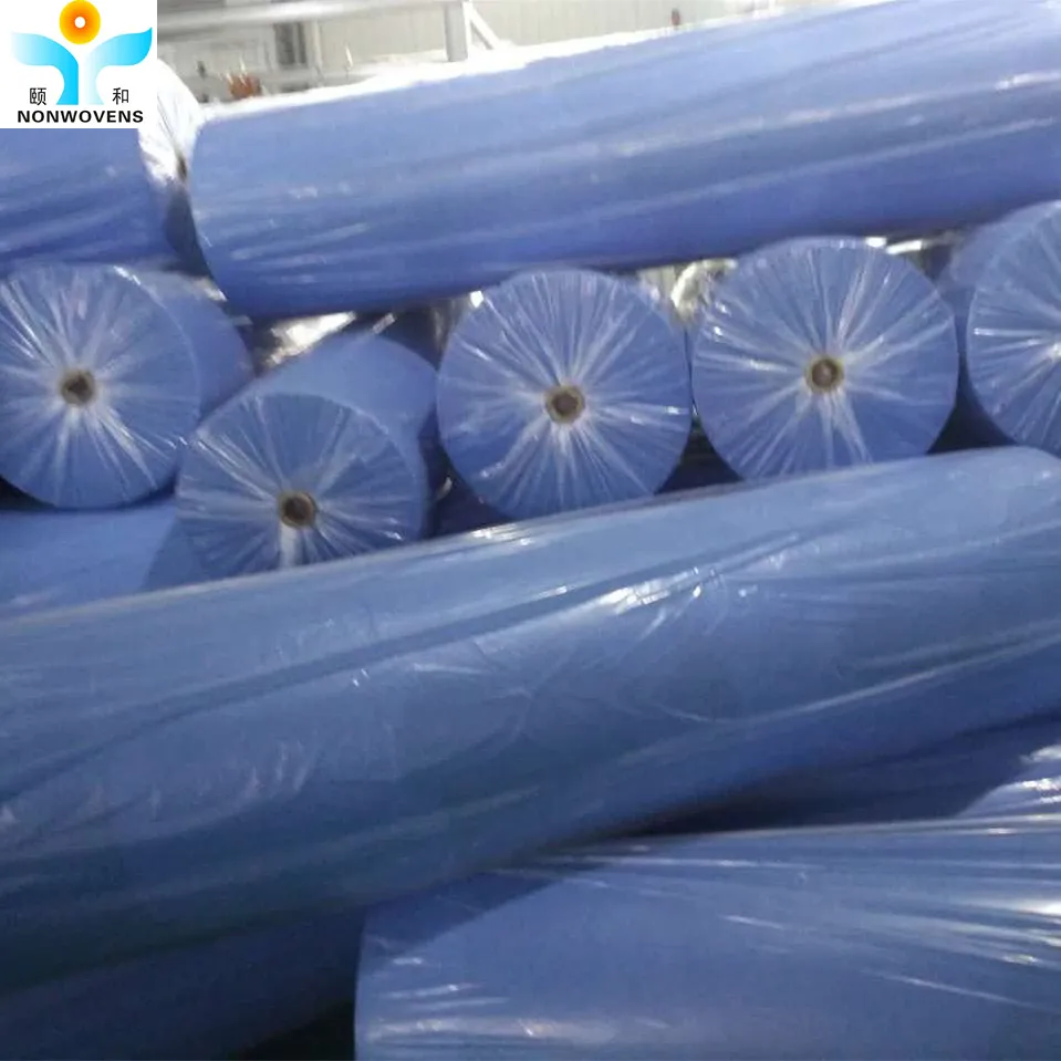 100% tela no tejida pp,SMS polypropylene spunbonded nonwoven fabric rolls price