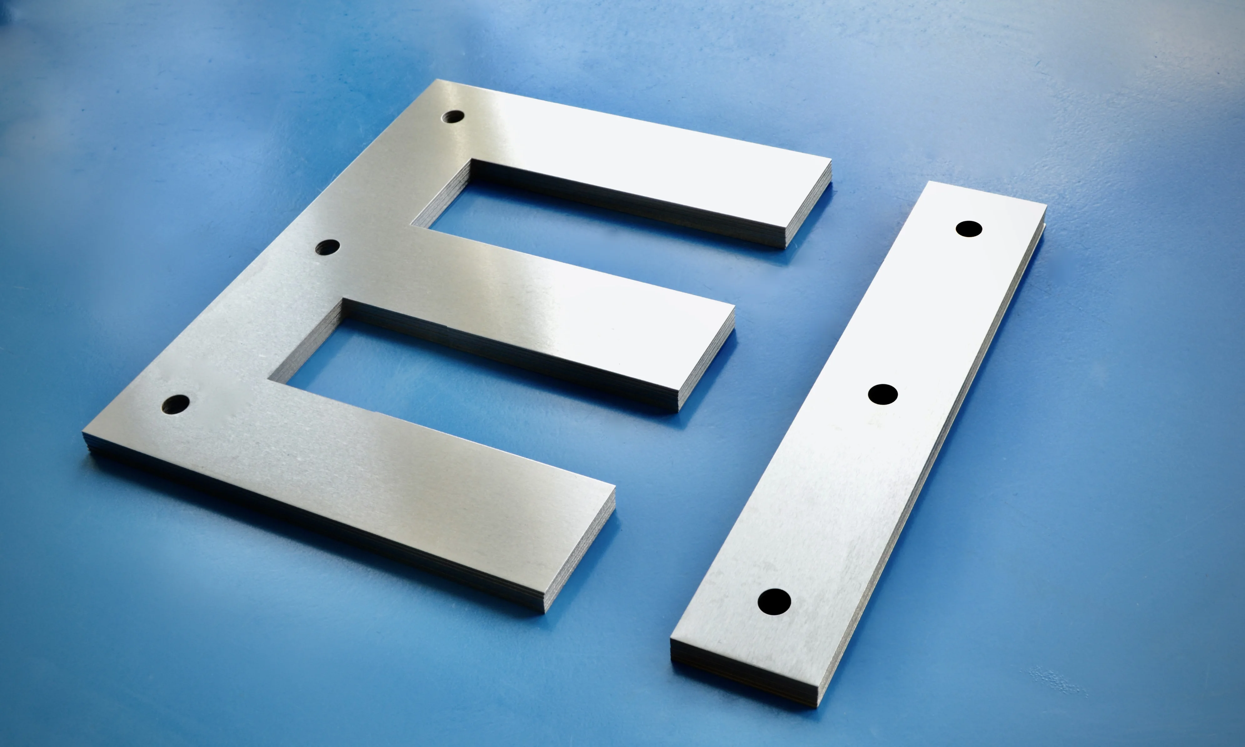 Lamination for transformers single phase EI and three phase EI with standard and air gap