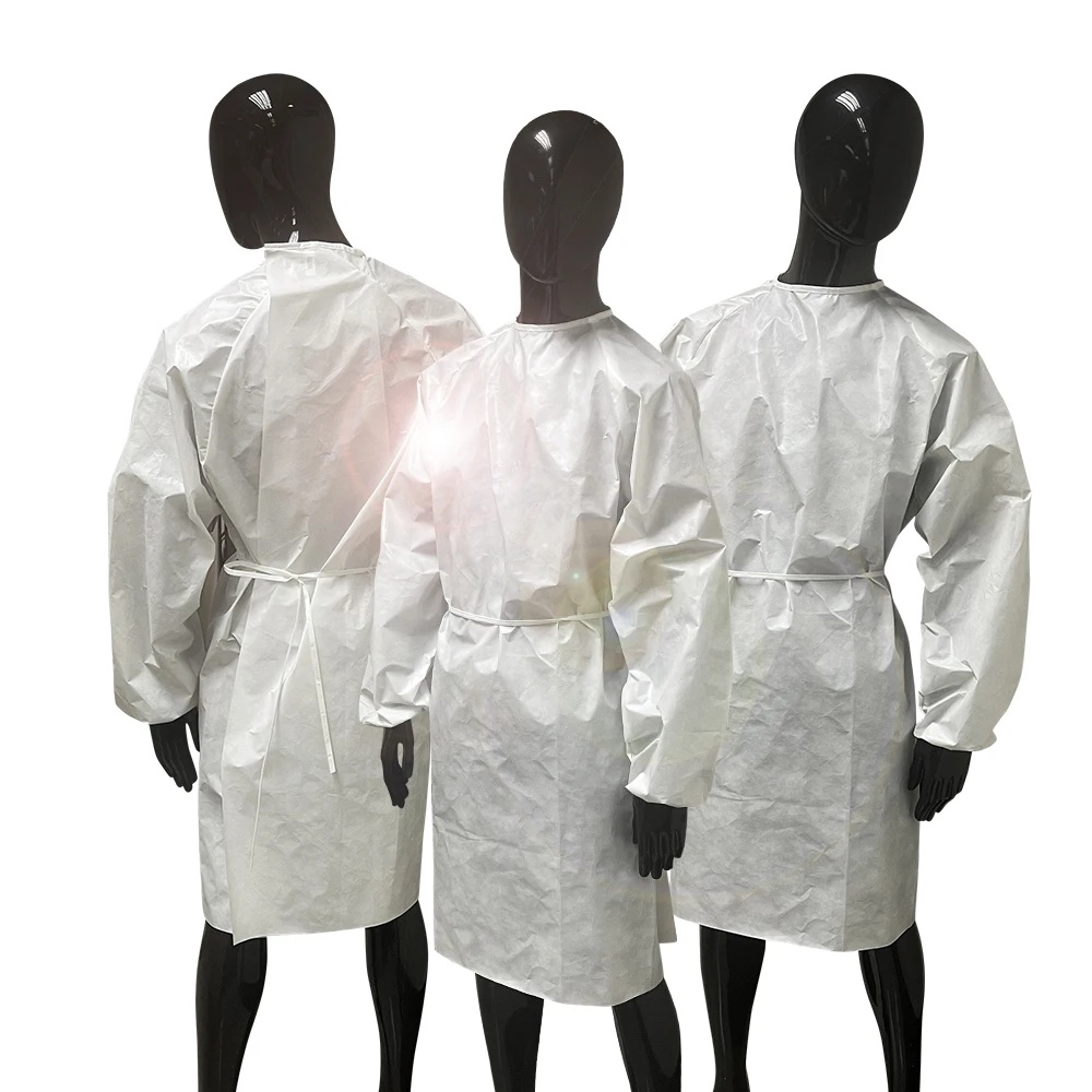 2022, высококачественная одежда SMS, одноразовое желтое платье AAMI 3 уровня для взрослых