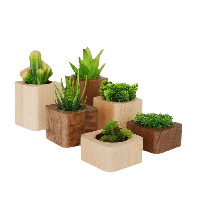 Пользовательские деревянный горшок для дома и сада сосны цветочный