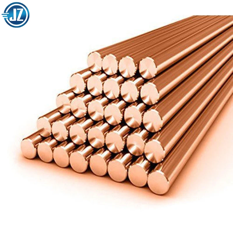 customizable Metal Materials Wholesale 8mm Brass Rod Cooper Rod Origin China Copper Wire Rod Copper Busbars C1104 Flat Bar