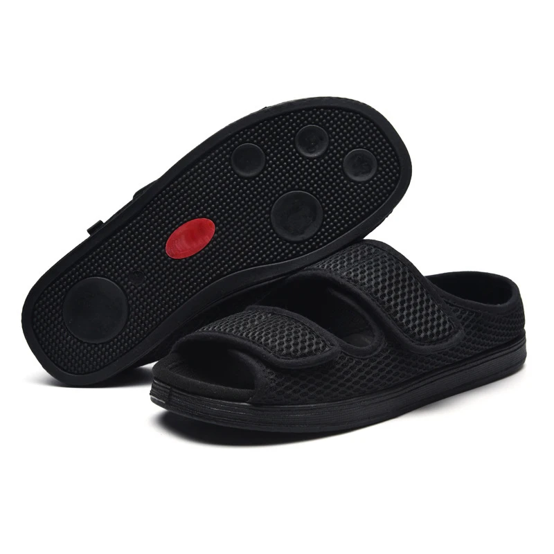 Diabetic Slipper Medical Slide for Diabetes Women Swollen feet Edema Heel Pain Extra Wide Feet Rehabilitated Shoes