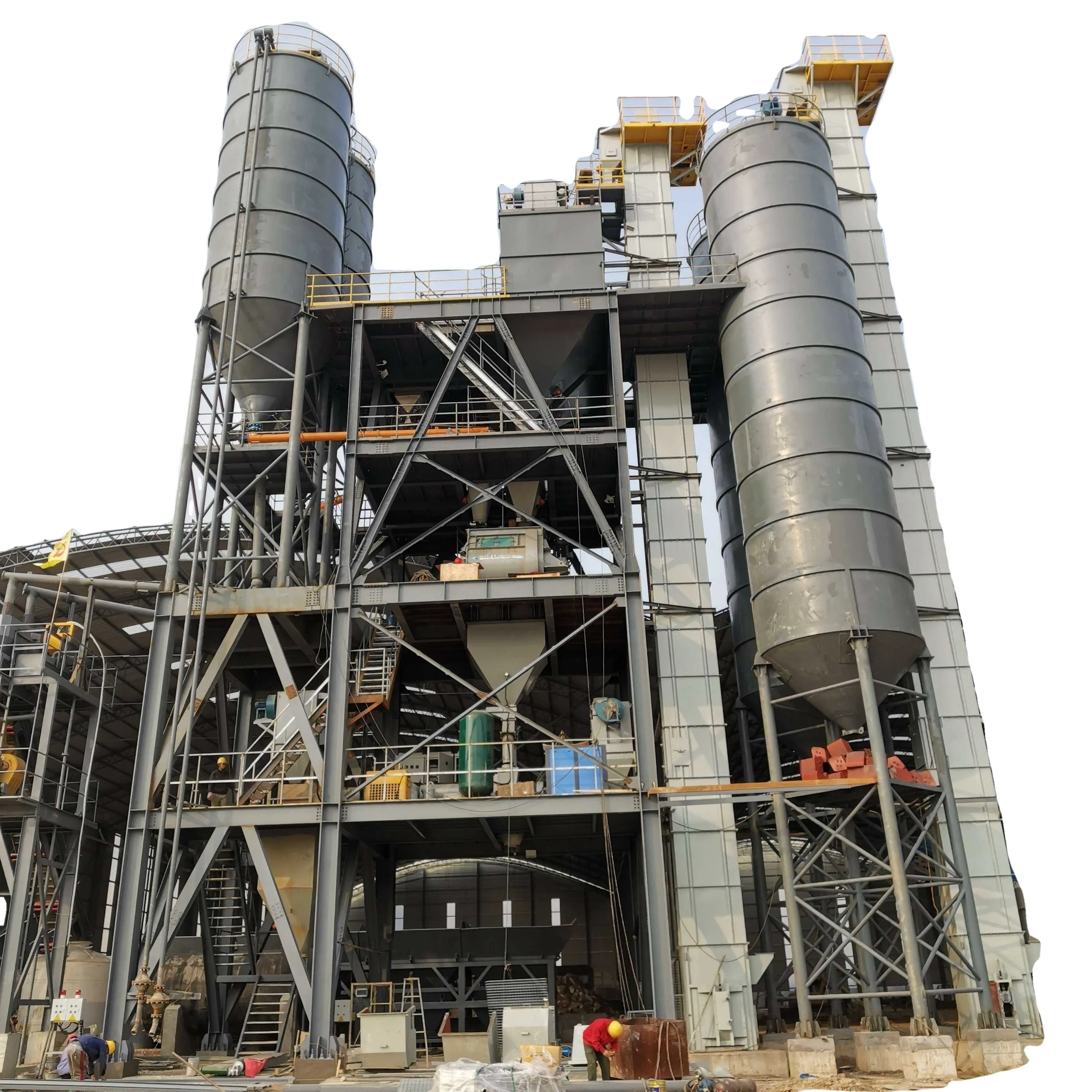 Tile bonding adhesive self-leveling mortar making machine cement glue/putty powder dry mix mortar mixer production line