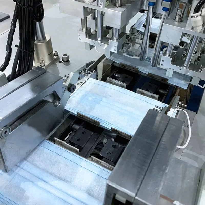 Manufacturers Price Fully Automatic 3 Ply Surgical Face Masks Machinery and mask making machine
