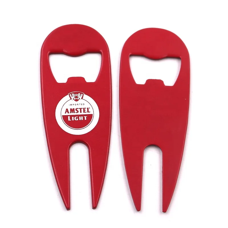 Высокое качество ручной работы по индивидуальному заказу инструмент для гольфа открывалка для бутылок для игры в гольф для ремонта дерна