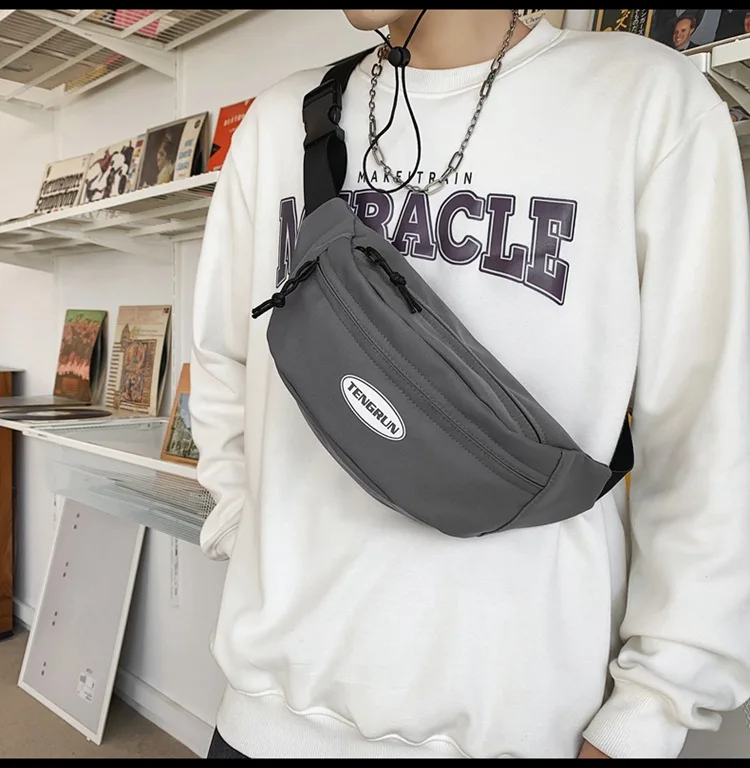 New Hot Unisex Women Man Waist Fanny Pack Belt Travel Bag Purse Chest Pouch Bullet Pack Messenger Crossbody Shoulder Bag