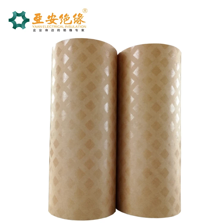 Oil transformer use chinese manufacturer epoxy coated electrical insulation material diamond dotted paper insulation paper DDP