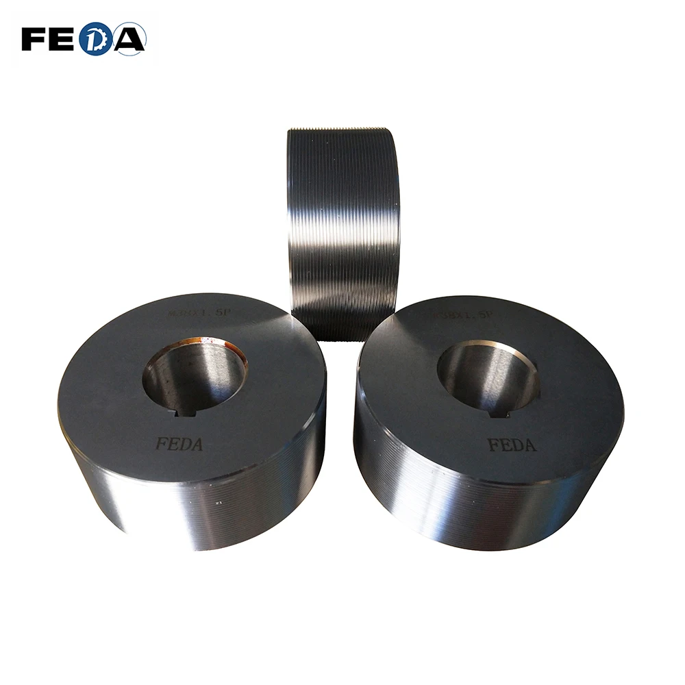 FEDA hydraulic automatic bolt thread rolling machine scaffolding thread making machine