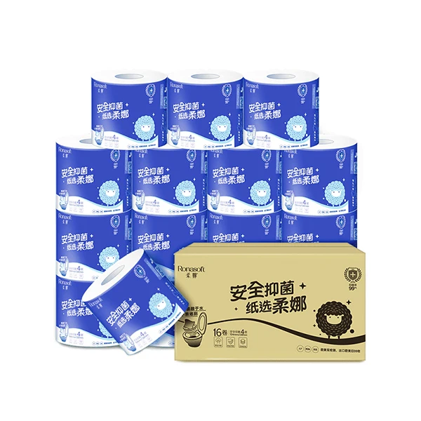 3ply toilet paper big roll wholesale price toilet tissue paper roll 16 volumes