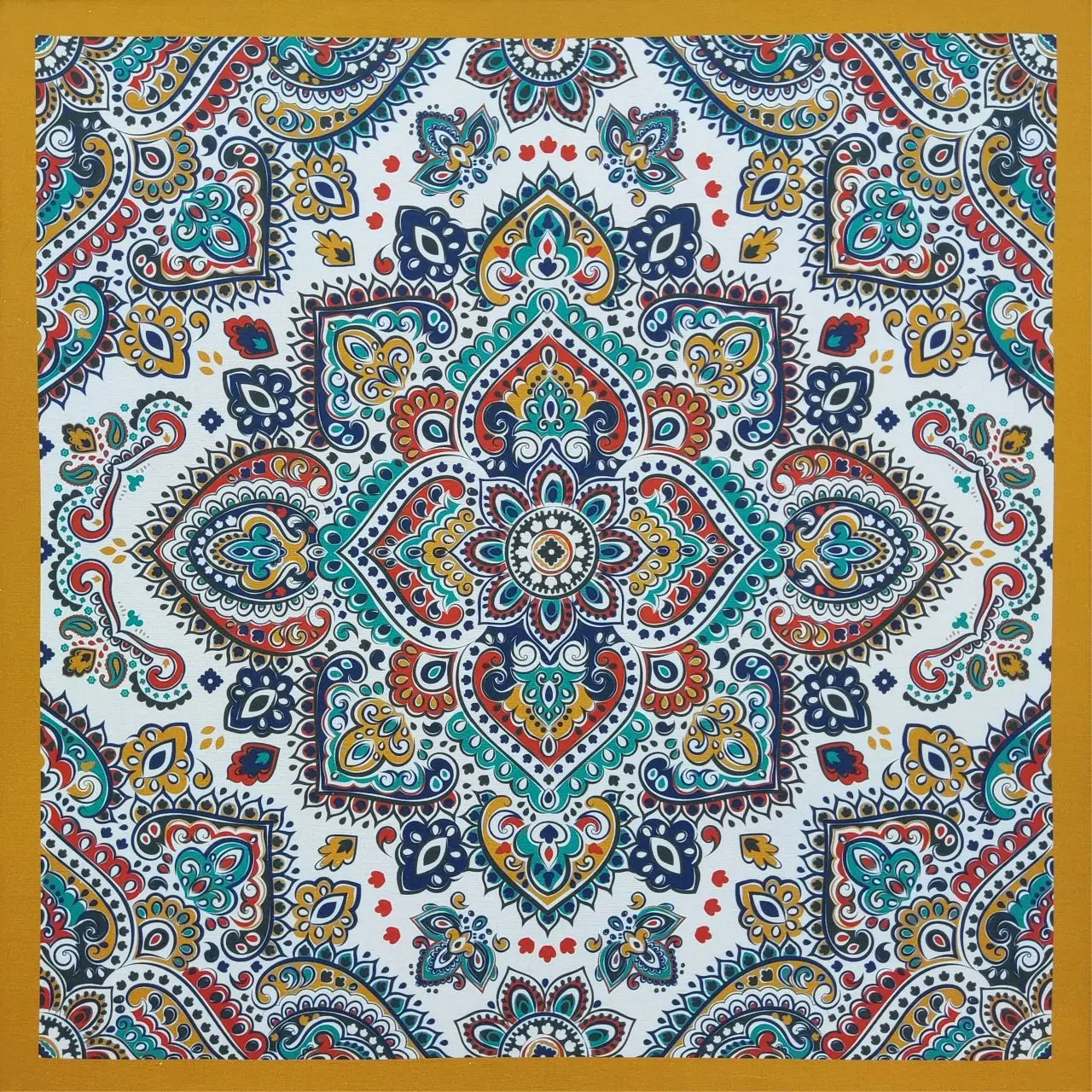 Manufacturer Custom Digital Print 100% Cotton Vintage Flower Floral Square Cowboy Paisley Bandanas Scarf
