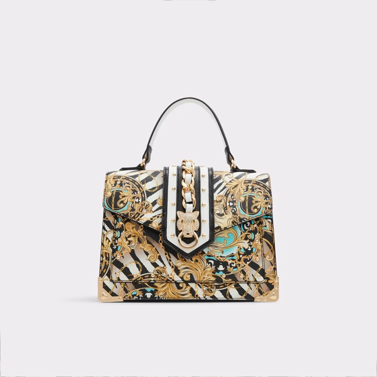 High Quality Girls Handbag Purses Customized Ladies Chains Lock Hand Bags Factory OEM and ODM Printing Shoulder Bags Women