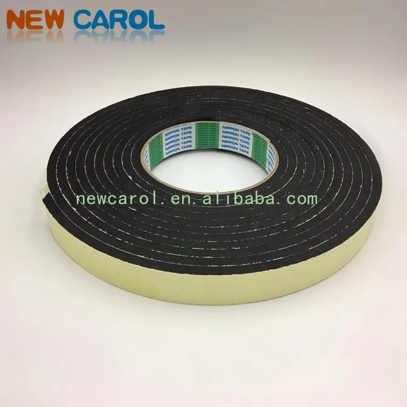 New EVA Single Sided Adhesive Tape Foam Sponge Waterproof Weather Stripping car Window Door Seal Strip